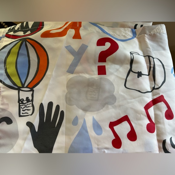 IKEA‎ Sandgrund 10439 Fabric Shower Curtain Bathroom Decor Colorful Whimsical - Picture 2 of 6